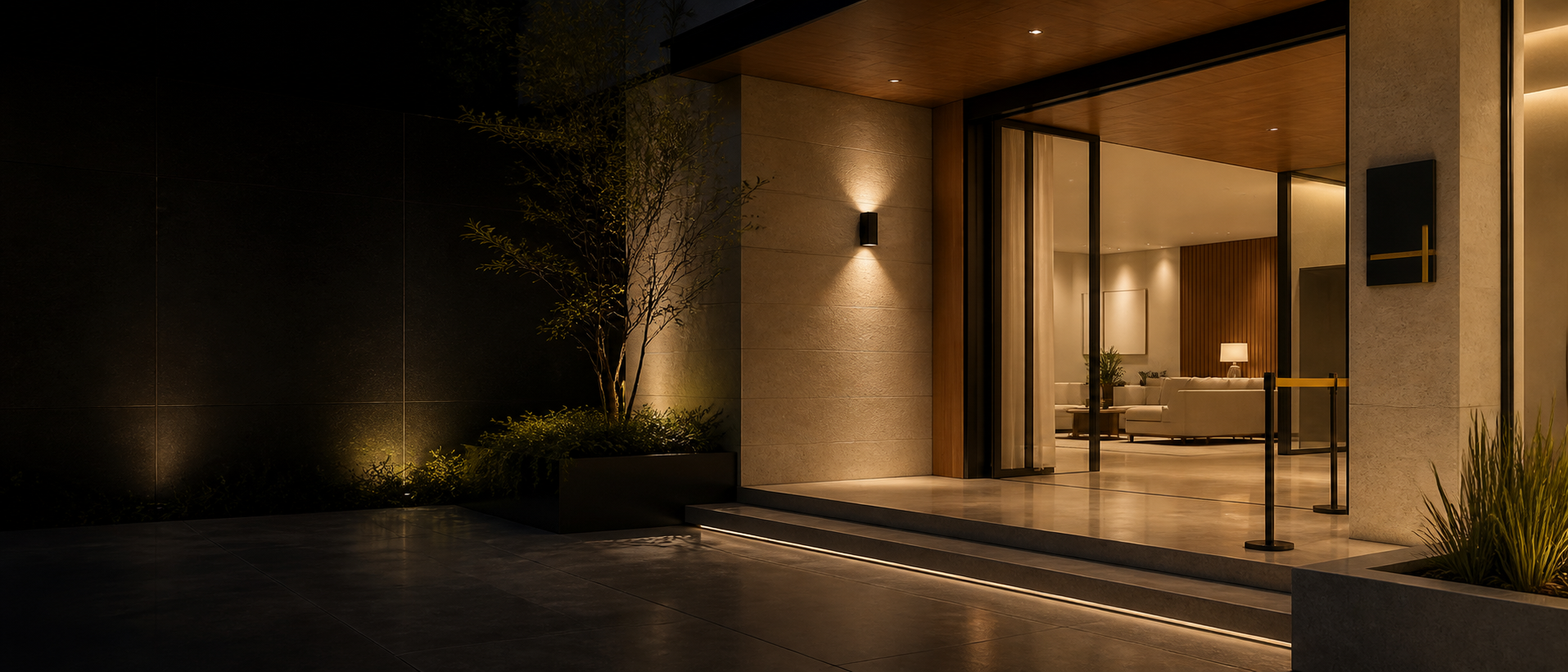 AI powered Construction process and finished home project
